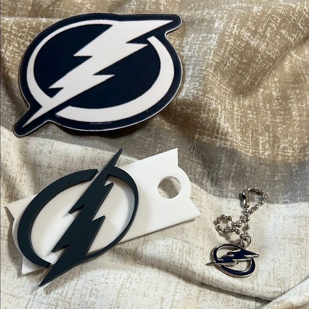 Navy and White Lightning Bolt Accessories Set for Stanley Brumate and Hydrojug